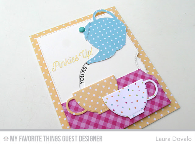 Finished interactive tea card