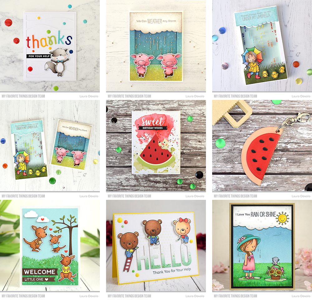 All of my cards using the MFT May products.