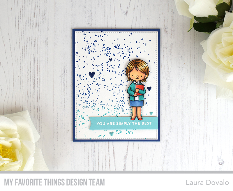 Teacher appreciation card with products from the MFT September Release.