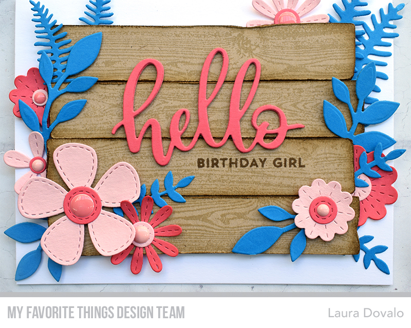 Close up of card for color challenge 125.