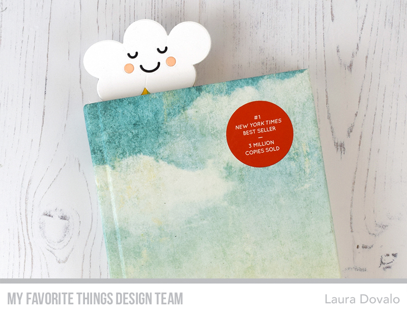 Cute rainbow themed bookmark for March 2020 MFT & Friends.
