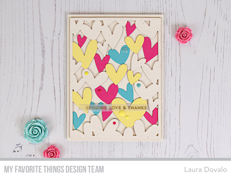 Multi-layered card for Color Challenge 138 at the MFT Blog.