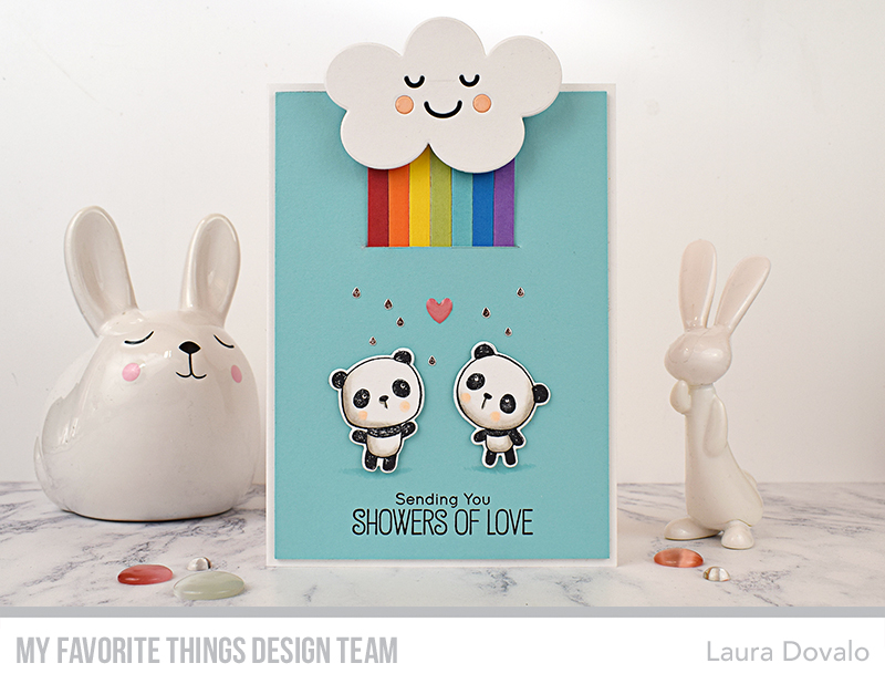 Rainbow slider card partly pulled.