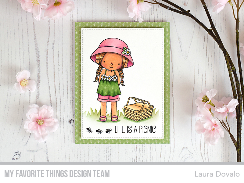 Cute picnic card created by Laura Dovalo for MFT.