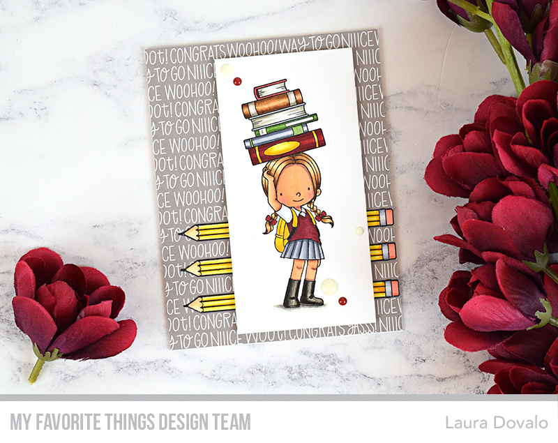 Summer break card with Birdie Brown stamp set.