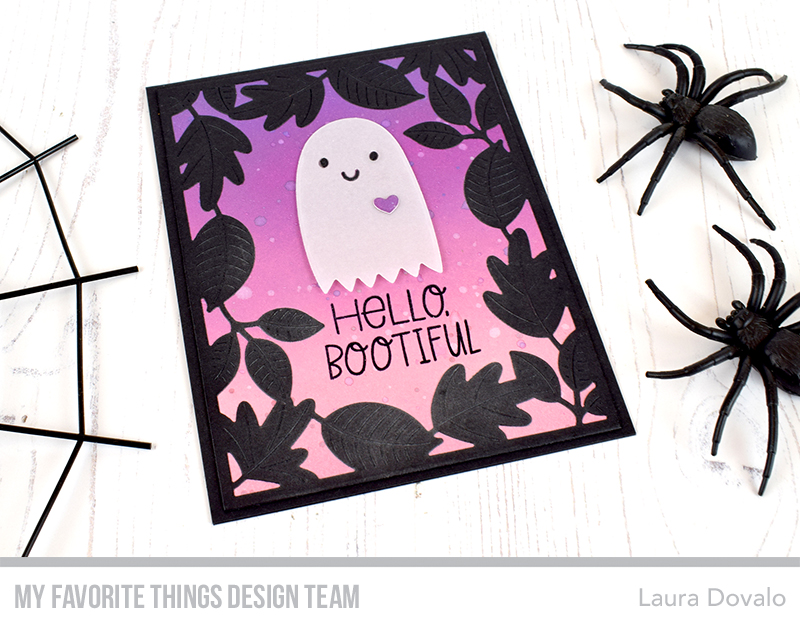 Ghoul Halloween card made with MFT products.
