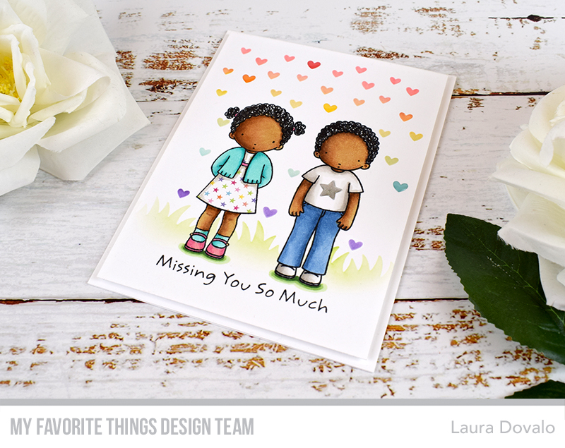 Card with cute friends for Day 2 of the MFT September Release Countdown.