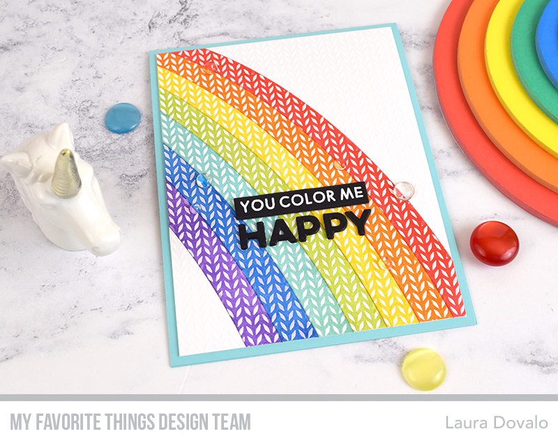 Clean and simple card with textured background.