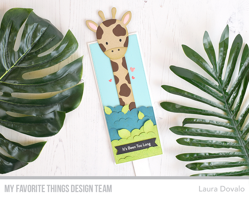 Interactive growing giraffe card for MFT.