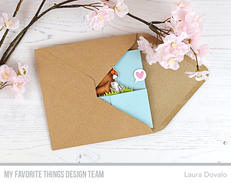Card box with hugs inside an envelope.