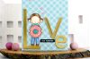 Card with giant love for January MFT & Friends.