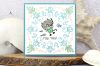 Card with underwater wreath and diving cat for the MFT June Release.