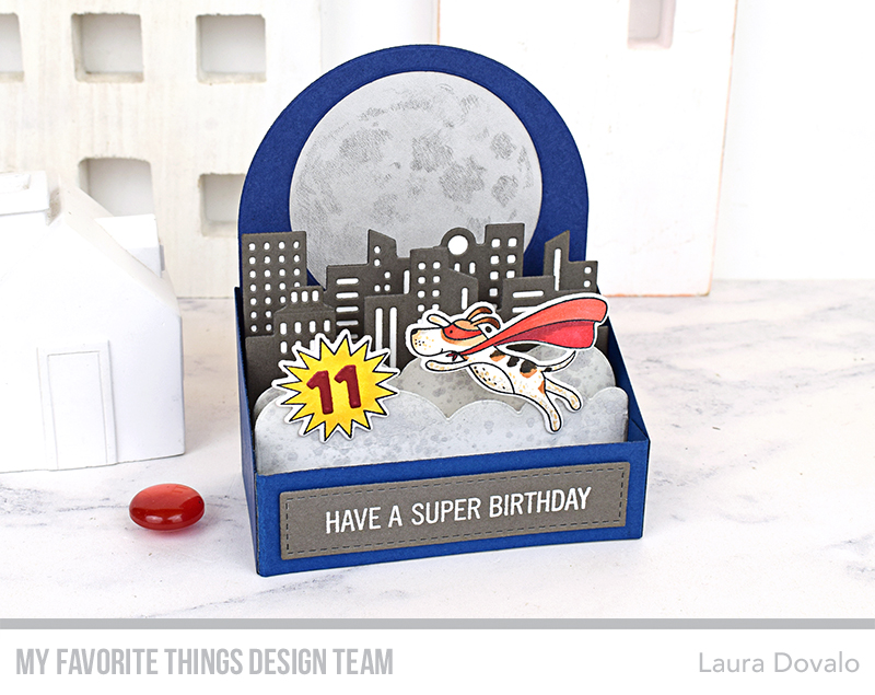 Super hero box card for MFT.