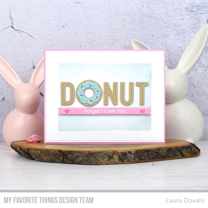 CAS card with donut - bagatelasdepapel.com English