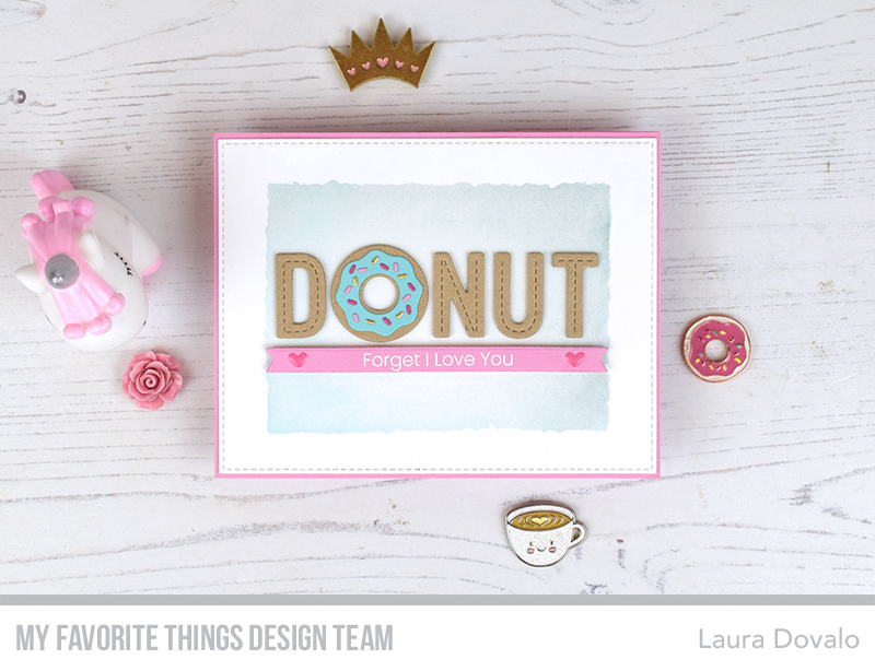 CAS card with donut for the July Release Preview.