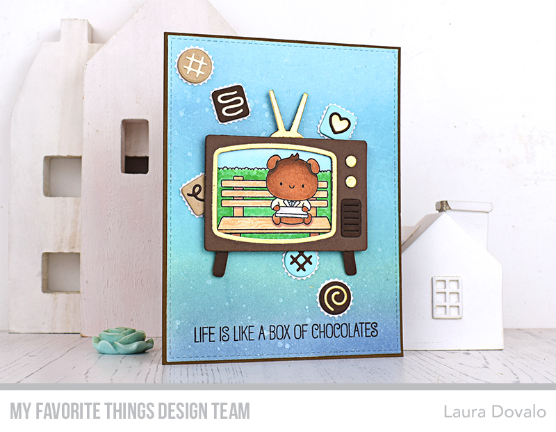 Greeting card with iconic movie scene from Forrest Gump.