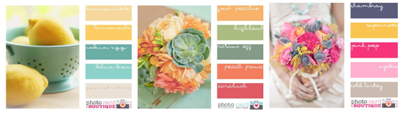 Paleta del reto de agosto de Seven Hills Crafts