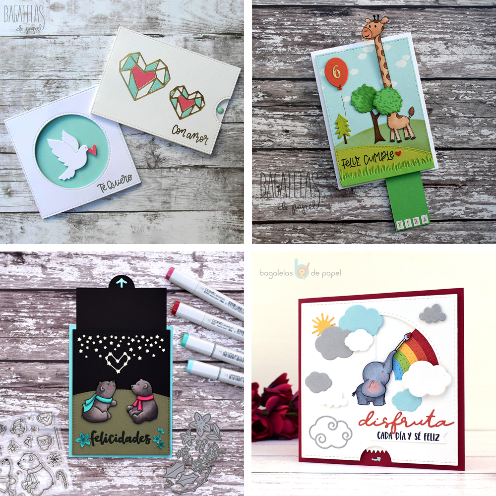 Recopilación de 5 tarjetas interactivas para La Pareja Creativa.